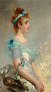 Le panier de fleurs - Vittorio Matteo Corcos — vy av konstverket