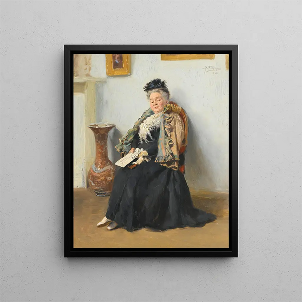 Vladimir Egorovich Makovsky - Portrait Of A Noblewoman.webp