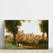 Reproduktion av målningen Vue Depuis les Jardins Farnèse, Rome - Jean-Baptiste Camille Corot