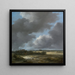 Vue d'Alkmaar - Jacob van Ruisdael — inramlat konstverk på väggen