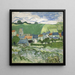 Vue d'Auvers - Vincent van Gogh — inramlat konstverk på väggen