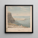 Vue d'une partie du port d'Orotava Tenerife depuis La Caldeva près de Sancho - Alfred Diston — inramlat konstverk på väggen