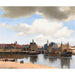Reproduktion av målningen Vue de Delft - Johannes Vermeer