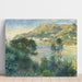 Reproduktion av målningen av Monte Carlo från Cap Martin - Pierre-Auguste Renoir