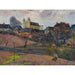 Reproduktion av målningen Vue de Rouen - Paul Gauguin