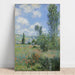 Reproduktion av målningen Vue de Vétheuil av Claude Monet