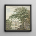 Vue de la maison de Luxembourg à Maarssen sur la Vecht - Hermanus Petrus Schouten — inramlat konstverk på väggen