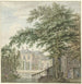 Vue de la maison de Luxembourg à Maarssen sur la Vecht - Hermanus Petrus Schouten — vy av konstverket