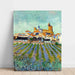 Reproduktion av målningen Vue des Saintes-Maries-de-la-Mer - Vincent Van Gogh