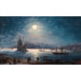 utsikt över Bosporen med Hagia Sofia och Jungfrutornet i månsken - Ivan Konstantinovich Aivazovsky
