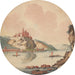 Vue du château de Rheinfels sur le Rhin - Jan van Call — visat i en interiör