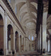 Vue idéale de l'intérieur de l'église Saint-Sulpice pendant sa construction - Danil de Blieck — vy av konstverket
