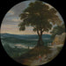 Vue panoramique d'Avignon - Jacques Fouquier — vy av konstverket