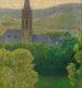 Vue sur l'église paroissiale de Heiligenstadt Saint Michel - Carl Moll — vy av konstverket