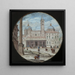 Vy över fasaden av Santa Maria Maggiore i Rom - Johann Wilhelm Baur — väggpresentation av konstverket