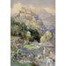 Reproduktion av målningen Vue sur la forteresse de Hohensalzburg - Edward Theodore Compton