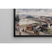 Reproduktion av målningen Vue sur le grand pont, Rouen, Pluie - Camille Pissarro | Reproduction