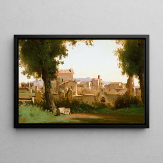 Utsikt från Farnese-trädgårdarna, Rom - Jean-Baptiste Camille Corot