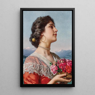 Wadysaw Czachrski - Young flower seller.webp