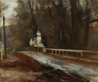 Wadysaw Podkowiski - Bridge with the statue of Sobieski at Agrykola.webp