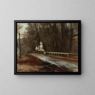 Wadysaw Podkowiski - Bridge with the statue of Sobieski at Agrykola.webp
