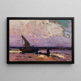 Wadysaw Wankie - Sea and a sail boat.webp
