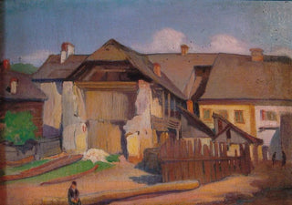Wadysaw lewiski - Wall fragment and a boy.webp