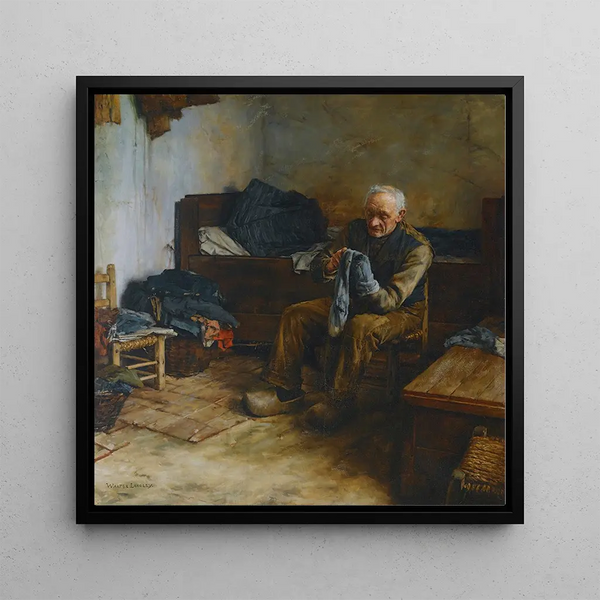 Målning En flamländsk bonde - Walter Langley | Konsttryck