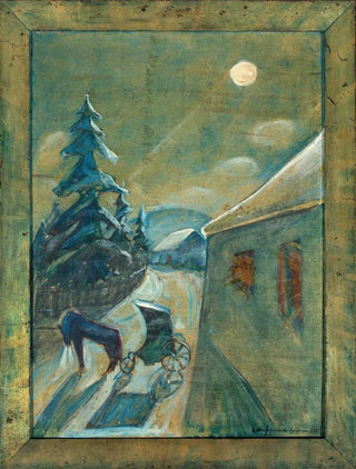 Walter Gramatt - Mondlandschaft mit Pferd.webp
