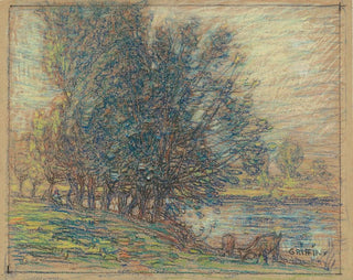 Saules à Longpré - Walter Griffin — vy av konstverket