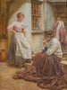 Bonnes nouvelles - Walter Langley — vy av konstverket
