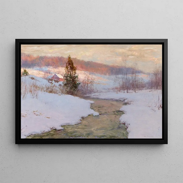Ruisseau des hauteurs - Walter Launt Palmer — inramlat konstverk på väggen