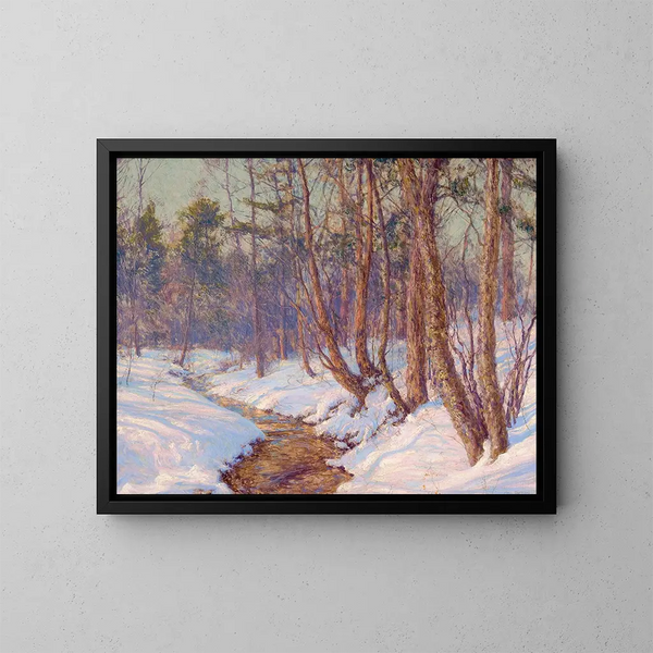Ruisseau de montagne dans la vallée de Mohawk - Walter Launt Palmer — inramlat konstverk på väggen