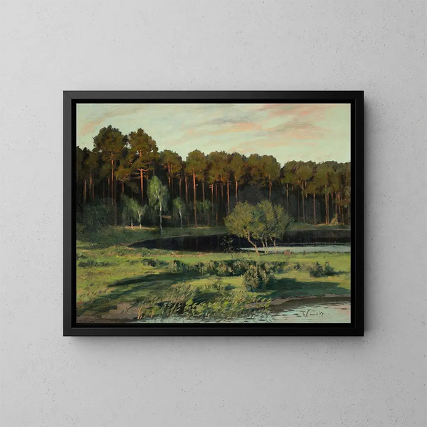 Grunewald - Walter Leistikow — inramlat konstverk på väggen