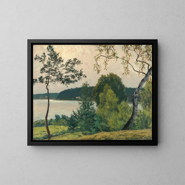 Motif de la foire - Walter Leistikow — inramlat konstverk på väggen