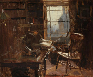 Walter Richard Sickert - Charles Bradlaughs Study.webp