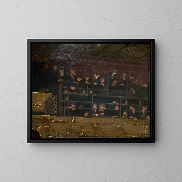 Galerie des Noctes Ambrosionae du Vieux Moghol - Walter Richard Sickert — inramlat konstverk på väggen
