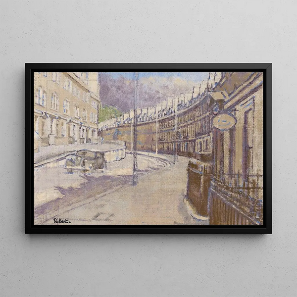 Les vignes Bath - Walter Richard Sickert — inramlat konstverk på väggen