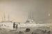 HMS Assistance och Pioneer i vinterkvarter, dagsljusets återkomst - Walter William May — vy av konstverket