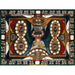 Reproduktion av målningen Wand-Uhr-Schlange (1921-22) - Adolf Wölfli