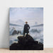 Reproduktion av målningen Le Voyageur contemplant une mer de nuages - Caspar David Friedrich