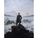 Reproduktion av målningen Le Voyageur contemplant une mer de nuages - Caspar David Friedrich