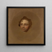 Washington Allston - Gilbert Stuart — inramlat konstverk på väggen