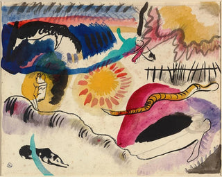 Wassily Kandinsky - Aquarell Nr 3 Liebesgarten.webp