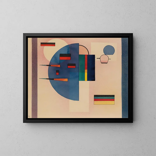 Apaisé - Wassily Kandinsky — inramlat konstverk på väggen
