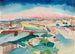 Vy över Moskva - Wassily Kandinsky — vy av konstverket