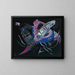 Koncentration - Wassily Kandinsky — inramlat konstverk på väggen