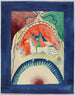 omslagsdesignen för almanackan Le Cavalier Bleu - Wassily Kandinsky — vy av konstverket