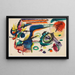 Esquisse för Composition VII I - Wassily Kandinsky — inramlat konstverk på väggen