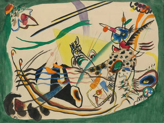 Wassily Kandinsky - Entwurf Zu grner Rand Study For green Border.webp